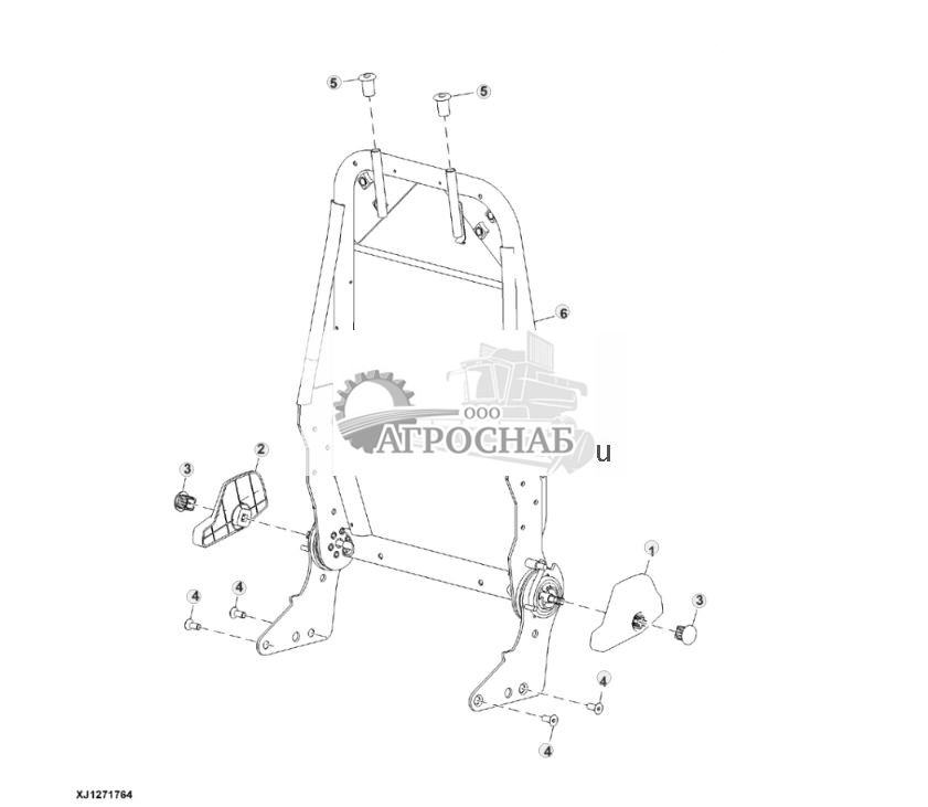 Seat Backrest Kit (Be-Ge 3130F C4 Airvent) - ST342511 43.jpg